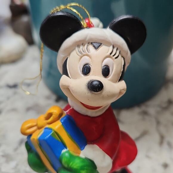 🎄 Schmid Vintage Minnie Mouse Christmas Ornament The Walt Disney Co. plastic - Picture 2 of 4
